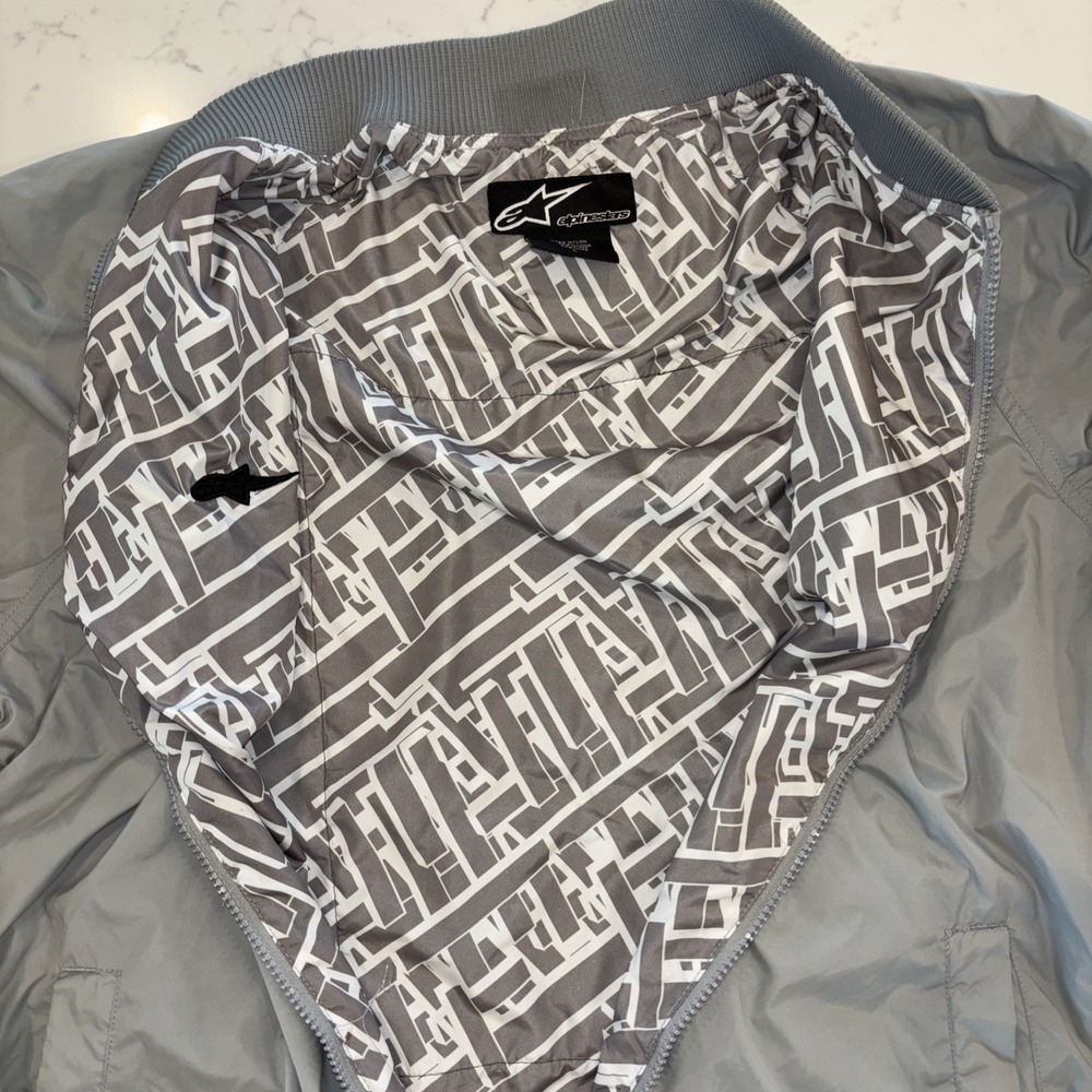 Smashing Pumpkins X AlpineStars Nylon Bomber Jacket Concert Aug. 19th 2008 SZ LG - Picture 5 of 11